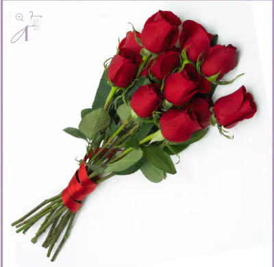 Four Weeks of Floral Bliss: 12 Roses Per Week [Floral Subscription]